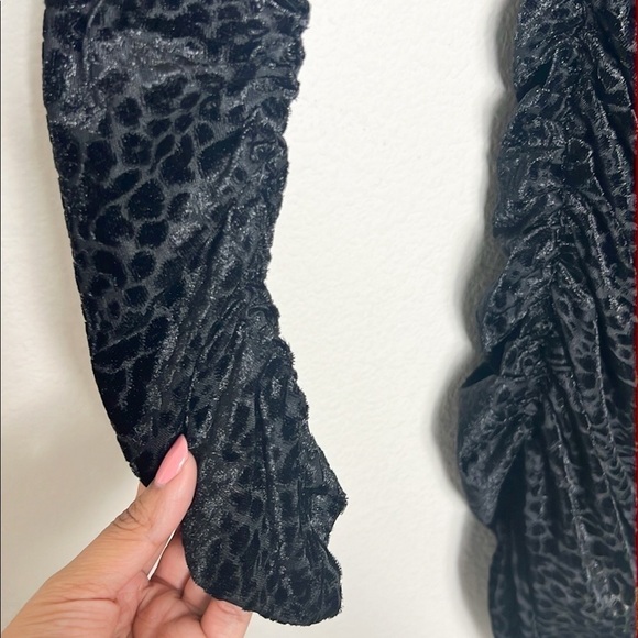 NWT LIKELY Leopard Black Mini Dress - Picture 5 of 11